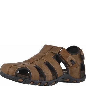 Nunn Bush Men's Rio Bravo Fisherman Closed Toe Outdoor Sandal, Tan, 12